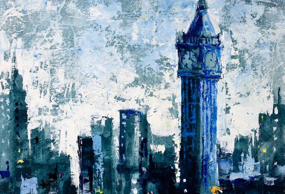 Abstract cityscape"Evening London"