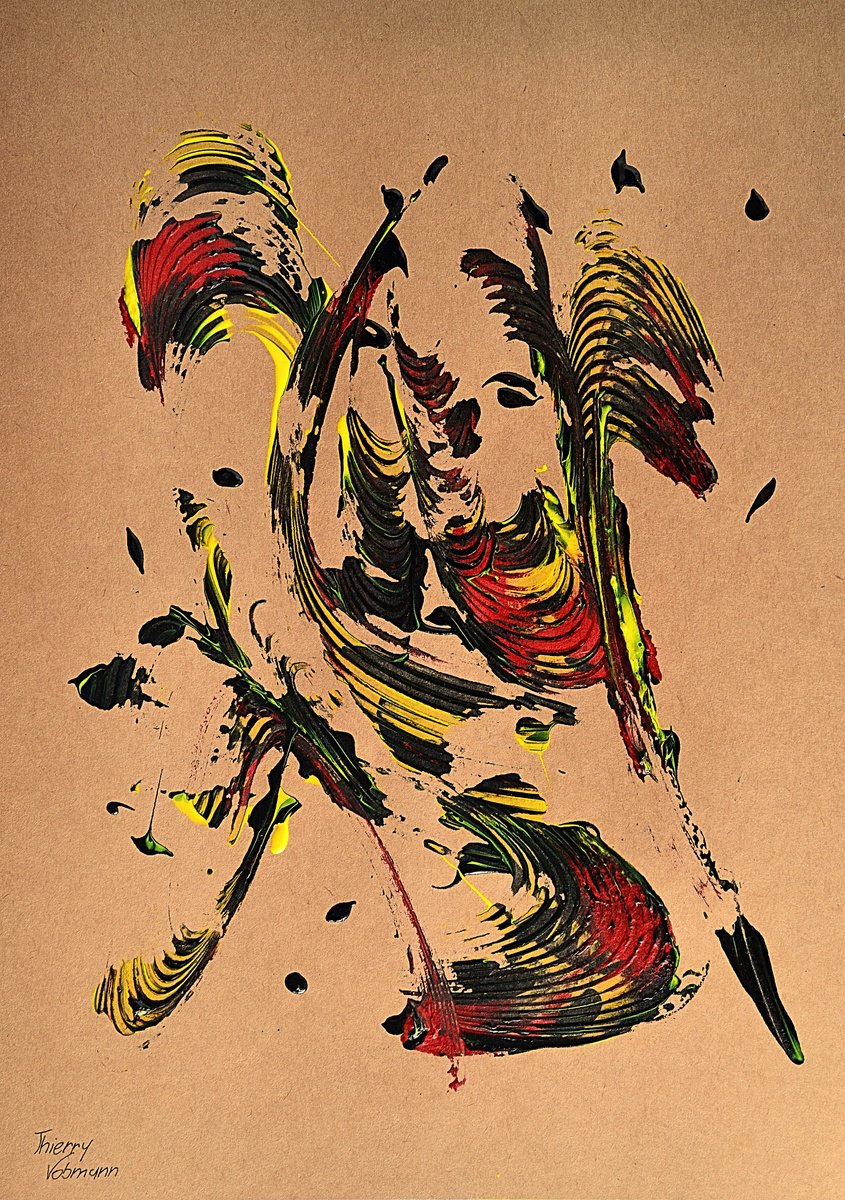 Natural Style 54 By Thierry Vobmann. Abstract ., 12 X 17, Artwork For Sale On Artfinder
