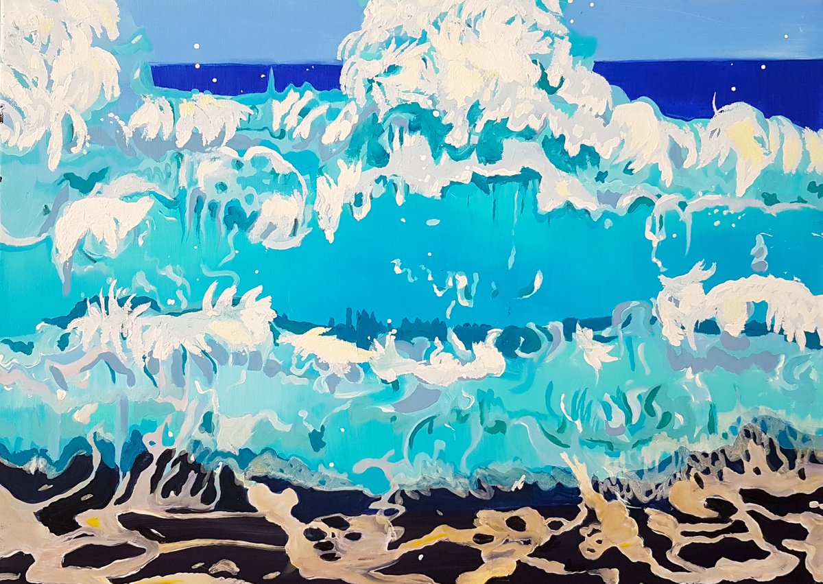 Big wave 2 by Kathrin Floge