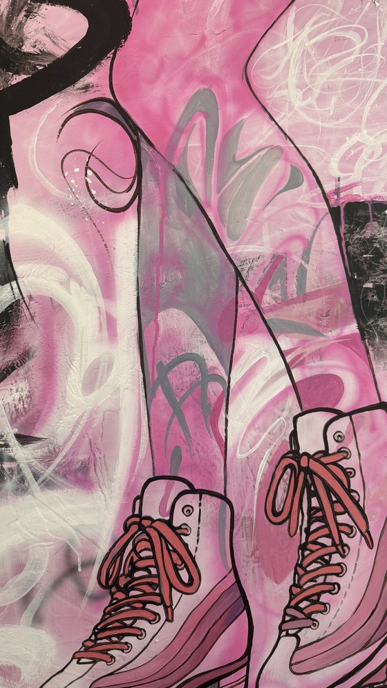 Pink Roller Skates