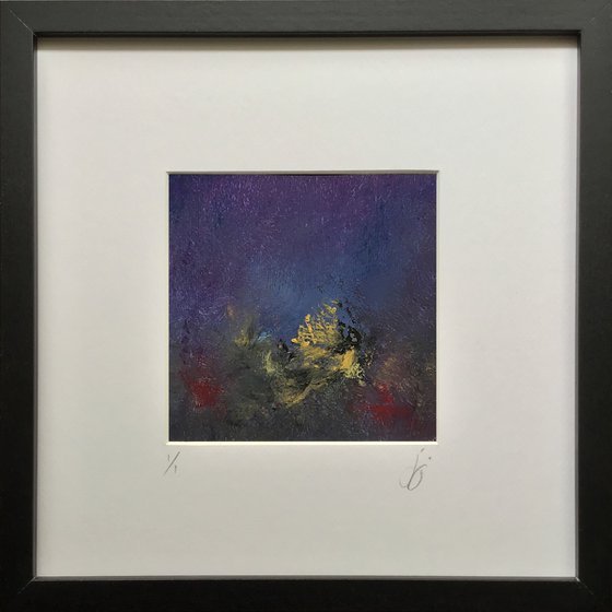 Composition 32 - Framed, abstract painting