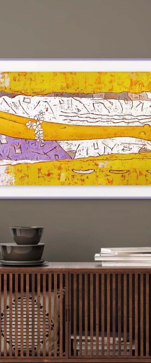 Sleeping in Golden Tones by Evgen Semenyuk