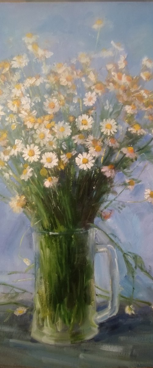 Tansy and daisies by Valentina Andrukhova