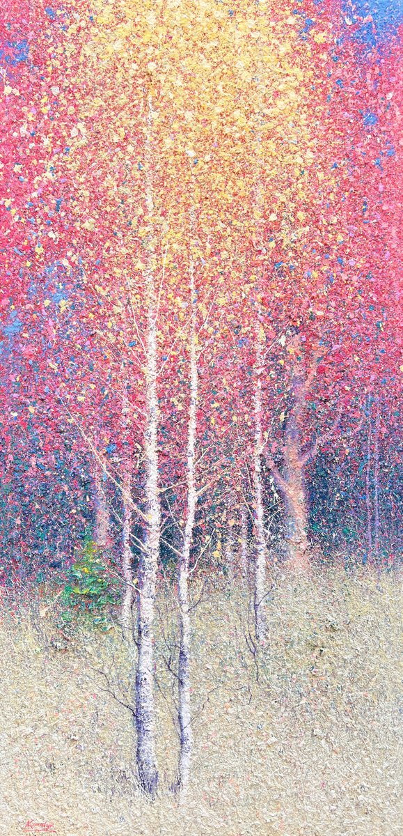 Autumn Poetry By Andrii Kovalyk, 29 X 59, Artwork For Sale On Artfinder