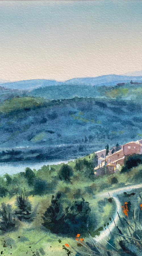 In the foothills of the Alps by Alla Semenova