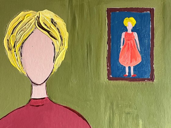 Mother Daughter Original Painting