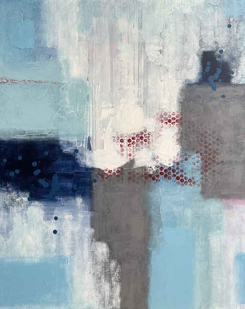"Lovely Abstract Blue II" by Lisbeth Ascanio