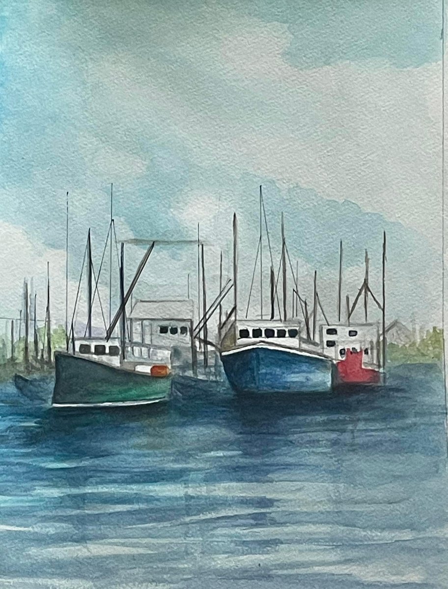 New England Marina by Rosie Brown