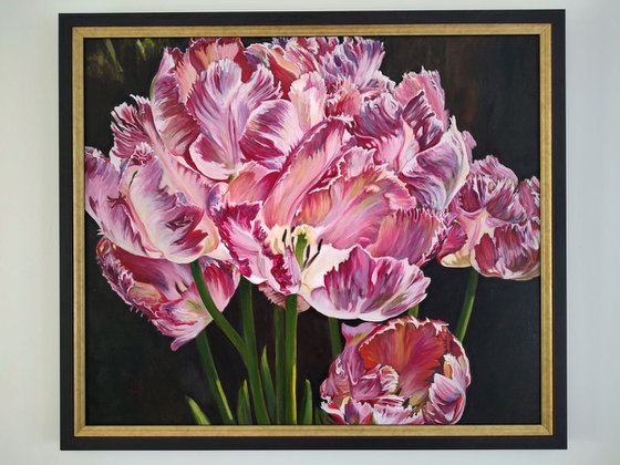 Red Parrot Tulips
