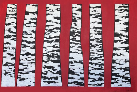 Birch grove | 100*150 cm