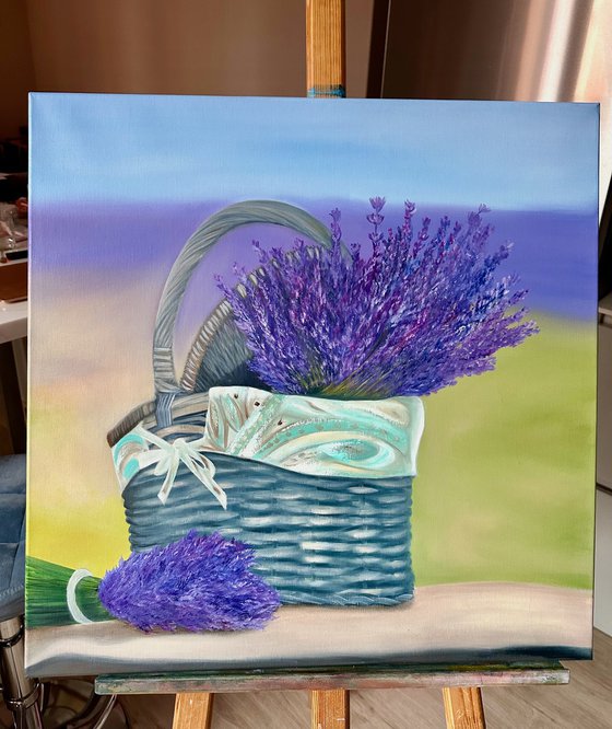Lavender Basket
