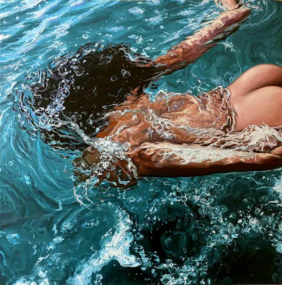 Lady Underwater