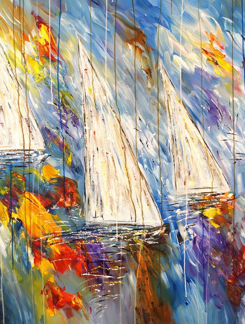 Stormy Sailing Regatta XXL 2 by Peter Nottrott