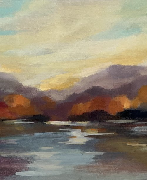 Fall Sunset by Silvia  Vassileva