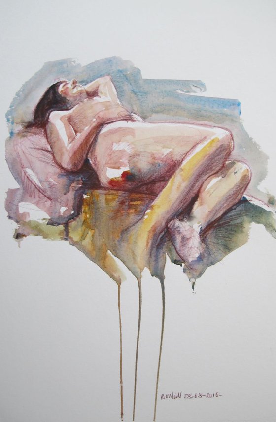 reclining female nude