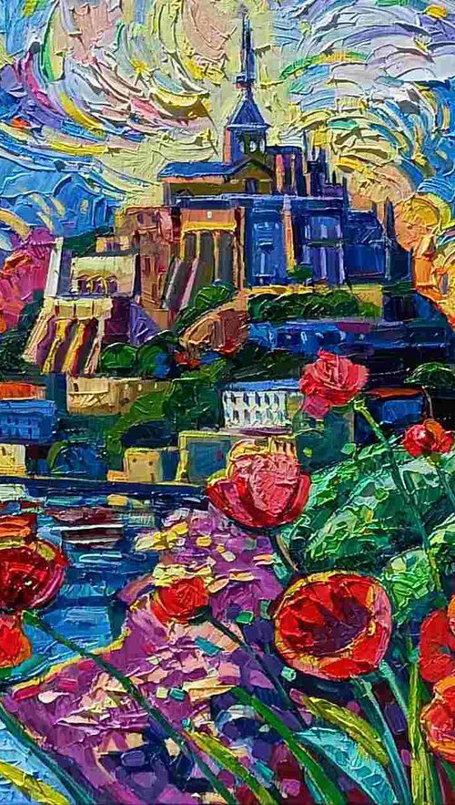Saint Michel and the poppies by Vanya Georgieva