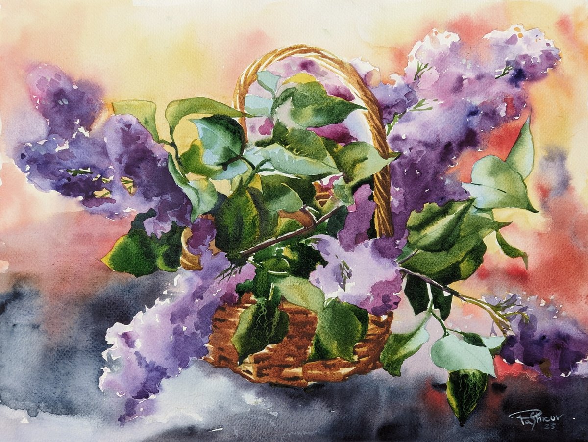 Lilac bouquet#3 by Yuryy Pashkov