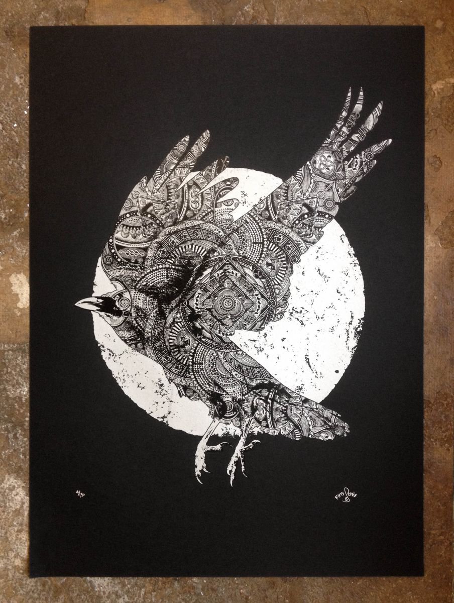 Black Crow of Winter by 57Design