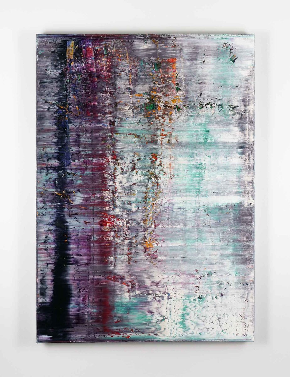 Organic Abstract Oil Painting By Vadim Shamanov, 29 X 41", Greater Lakeburn Iii, Original Artwork