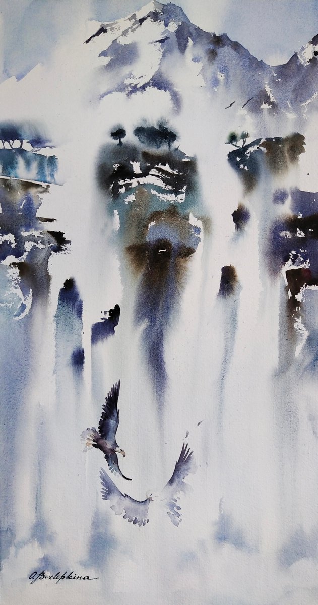 Waterfalls #01 by Olga Bezlepkina