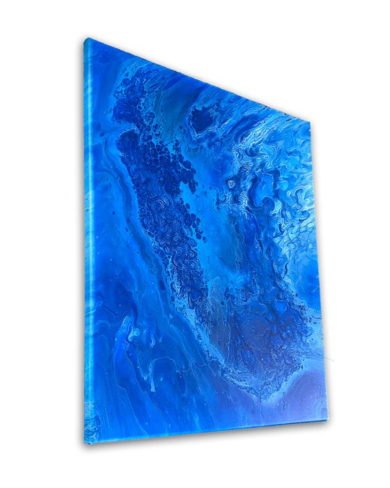 "Infusion" - Original Abstract PMS Fluid Acrylic Painting - 16 x 20 inches