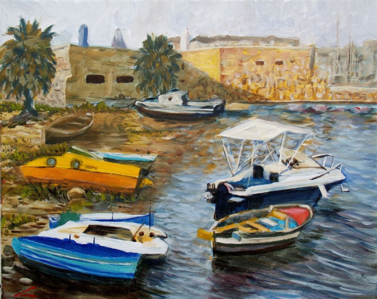 Boats haven by Elena Sokolova