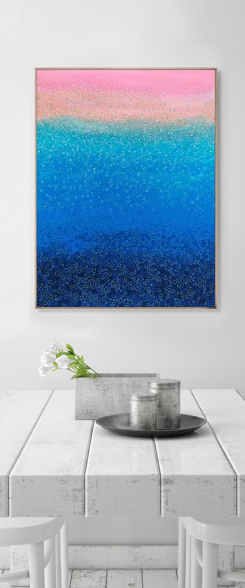 Beach Bubbles IV by Jennifer Bell