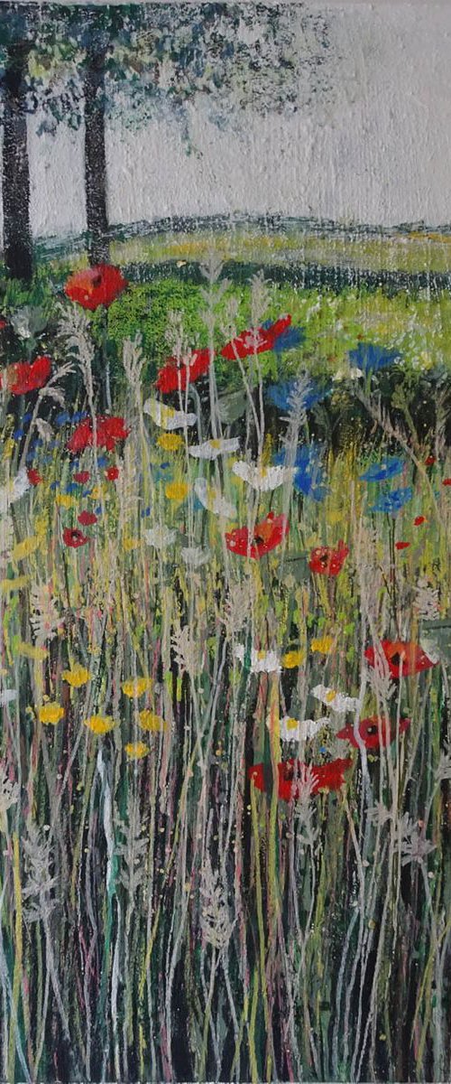 Wildflower Meadow 2 by Roz Edwards