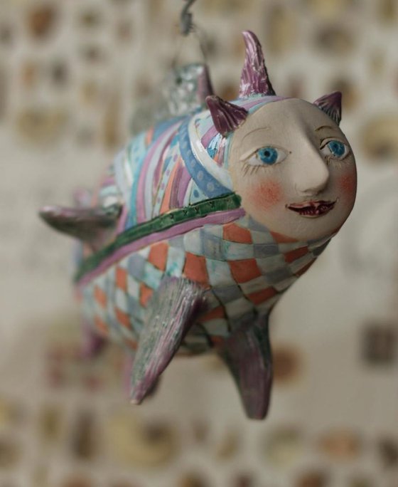 Flying Fish.  Sculpture