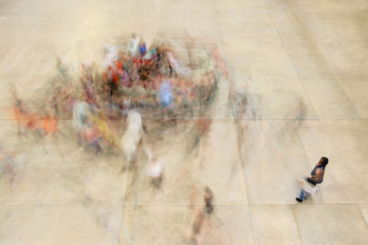 Impressionistic Portrait Photograph By Journey Gong, 25 X 17", Association, Original Artwork