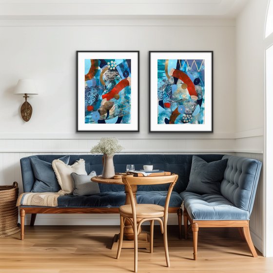Between Earth and Water (Diptych)