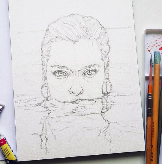 Girl in the water