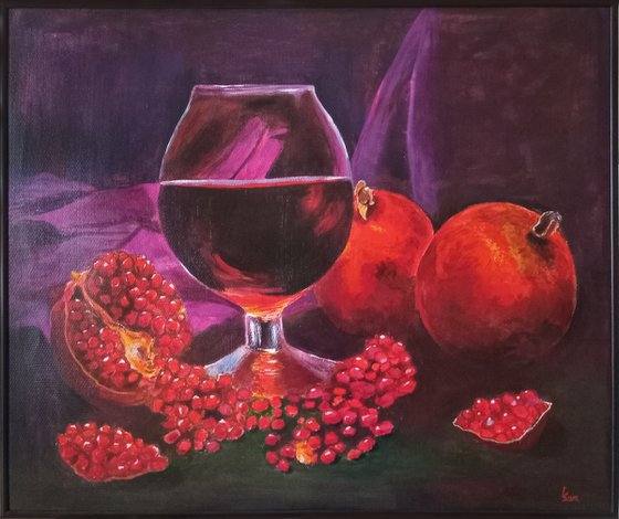 Гранаты и вино