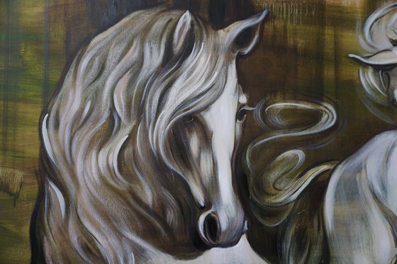 Dance with me. Horses