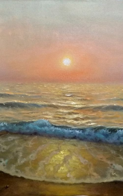 Beach waves2 by Vishalandra Dakur