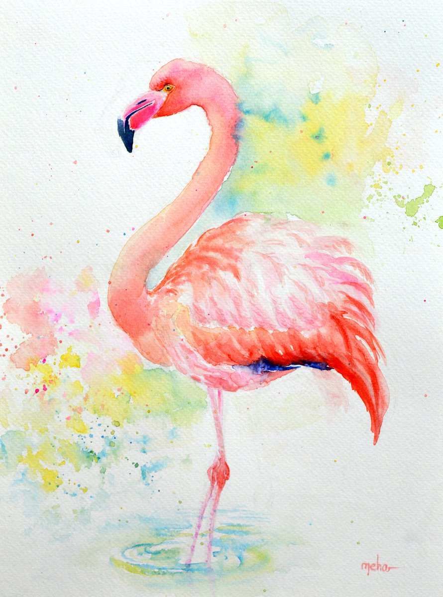 Flamingo (ii) by Neha Soni