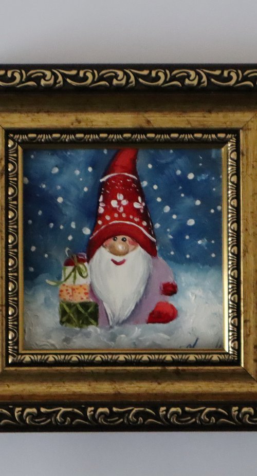 Christmas Painting by Natalia Shaykina