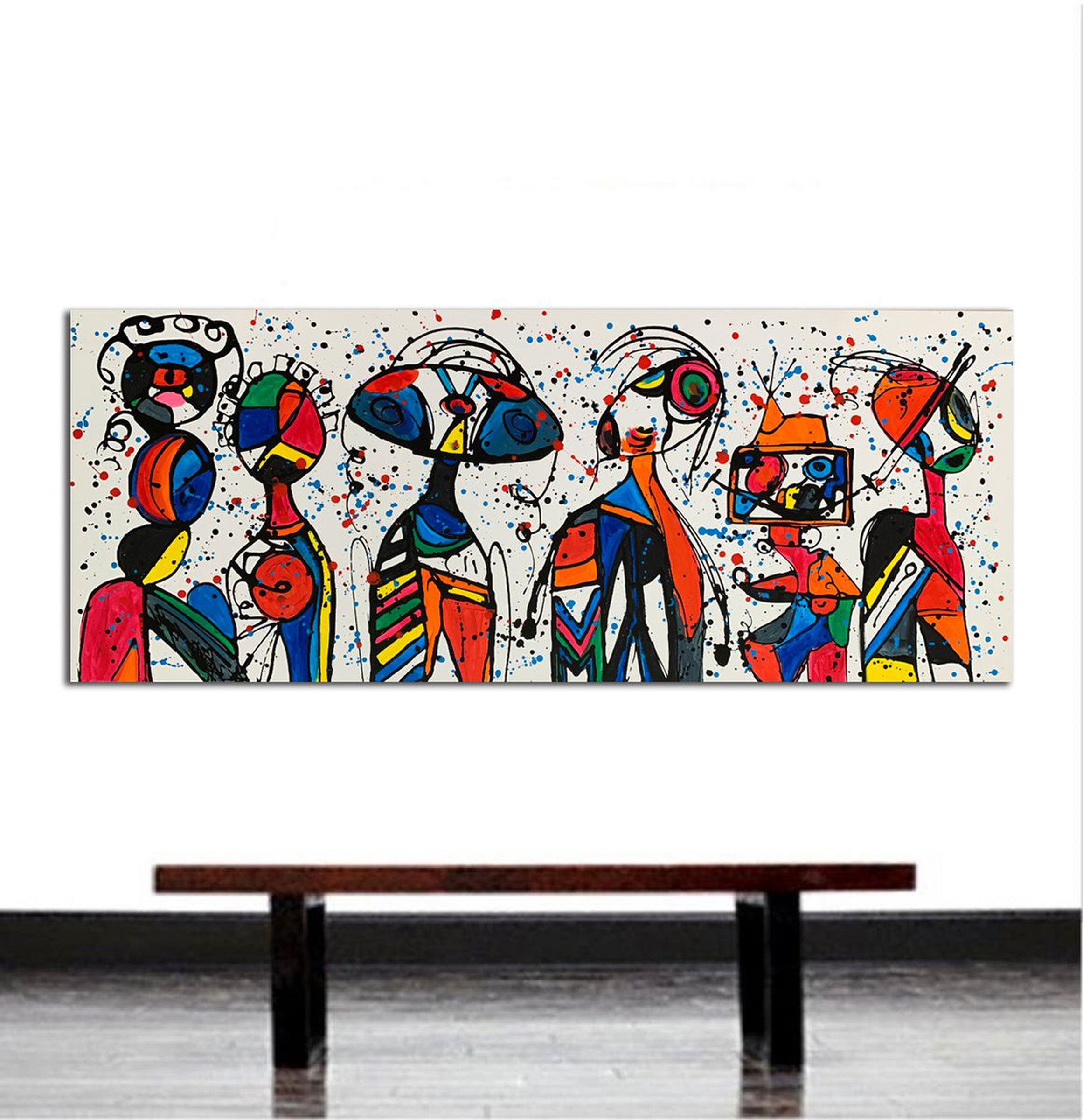 59x 23 5 150x60cm Friends 3 Street Pop Art T Artfinder