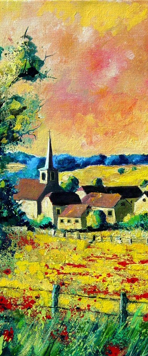 Poppies in Gendron - 6723 by Pol Henry Ledent