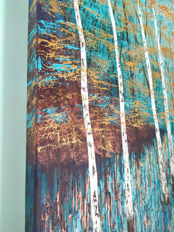 Golden Birch Wood
