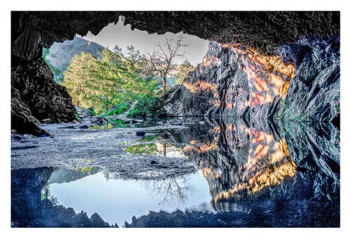 Rydal Cave - Above Rydal Water -  English Lake District by Michael McHugh