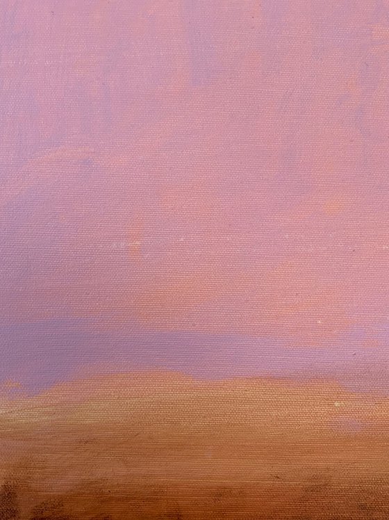 Abstract Pink and Red Earth