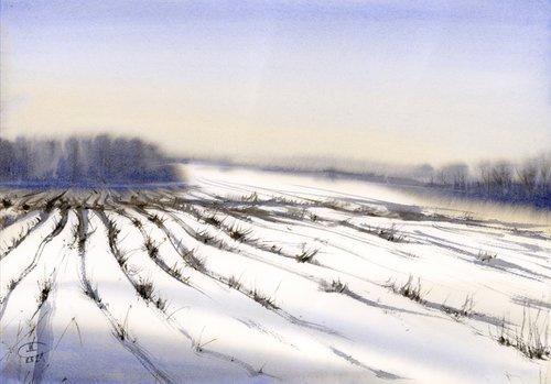Regularity. Winter fields by Tatyana Tokareva