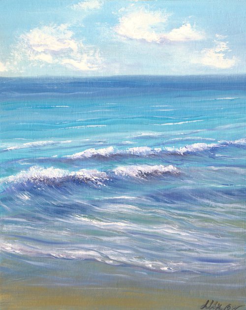 Blue sea 2 by Ludmilla Ukrow