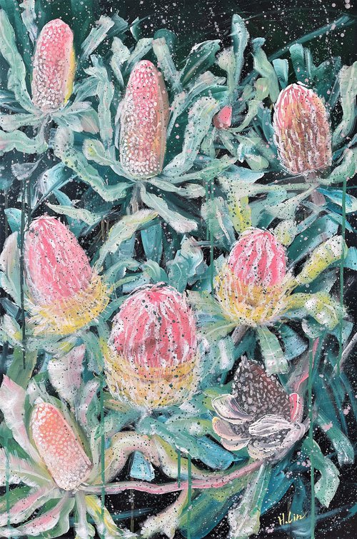 Let’s Make A Wish - Banksia Menziesii by HSIN LIN