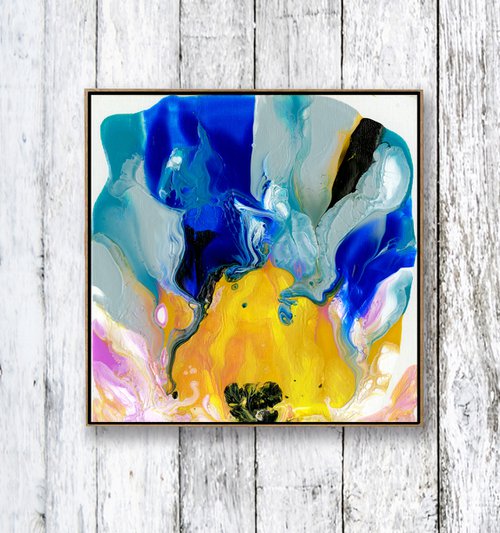 Flowering Euphoria 32 - Floral Abstract Painting by Kathy Morton Stanion by Kathy Morton Stanion