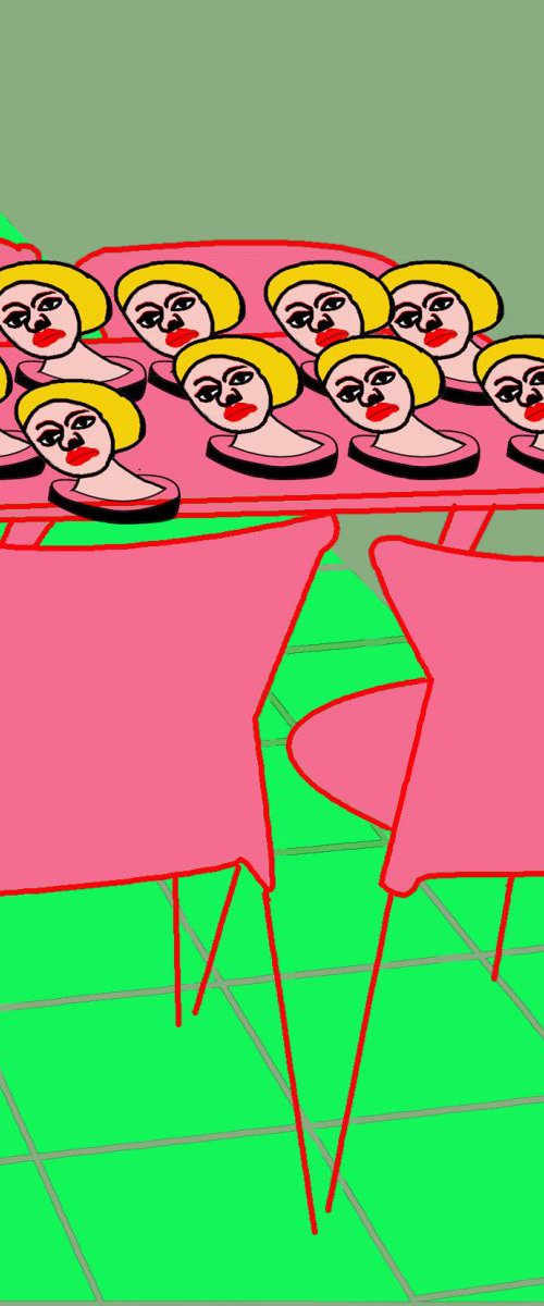 Dish - pop art print by Artworks by Rina Mualem