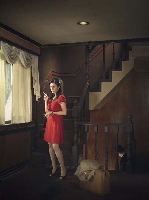 The red dress by Dmitry Ersler