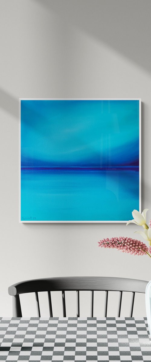 Blue Lagoon Ocean #1 by Nataliia Krykun