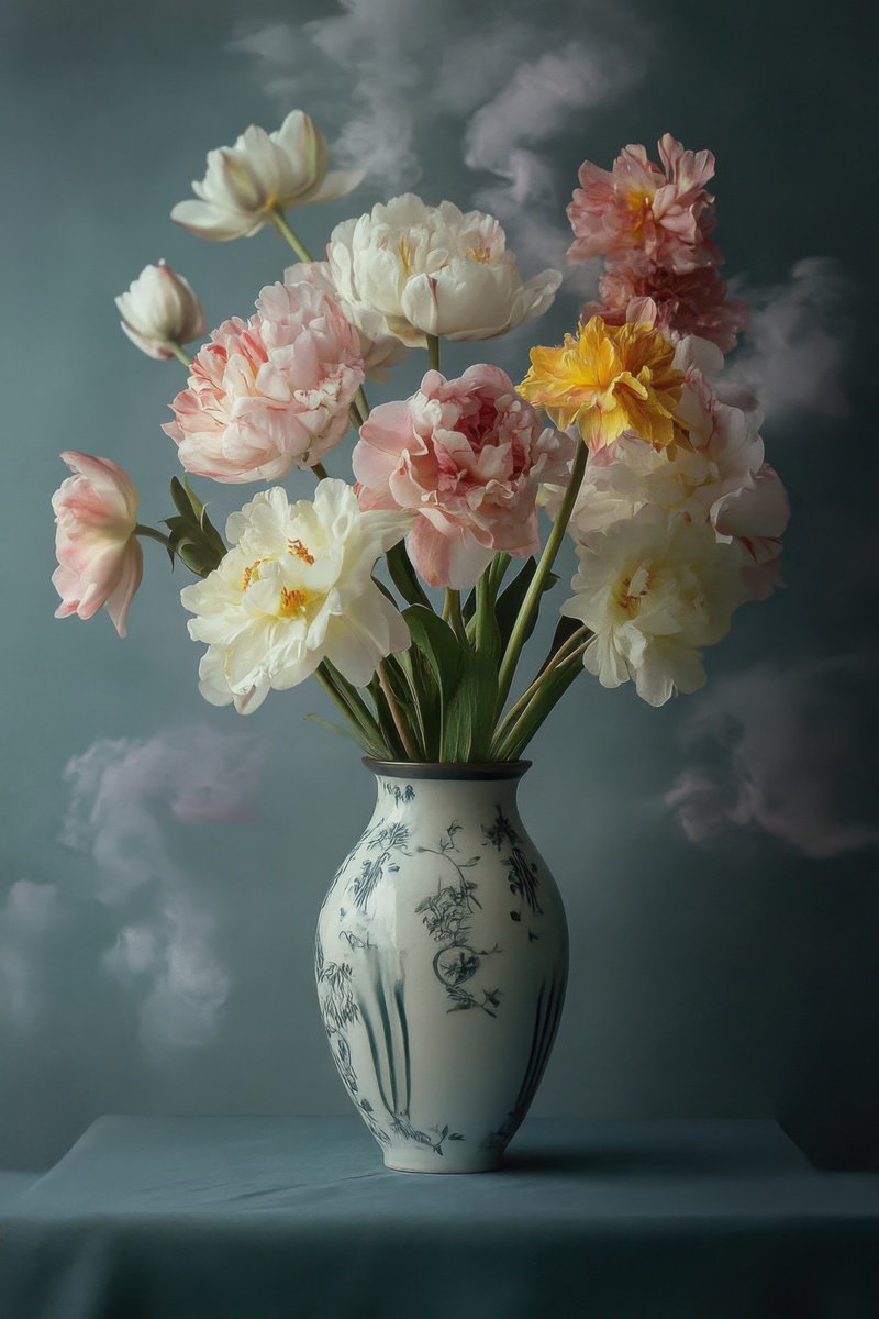 Photorealistic Botanical Photograph By Viet Ha Tran, 16 X 24", The Soul Of Flowers Xii, Original Artwork